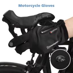 Luvas térmicas impermeáveis do tela táctil, Windproof, morno, tempo frio, corrida, esportes, caminhando, esqui, inverno - Image 4