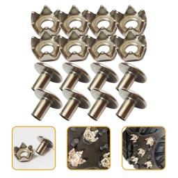 100 pçs grampos parafusos de gelo para sapatos caminhadas escalada picos crampons e equipamentos lagostins montanha acessórios engrenagem - Image 2
