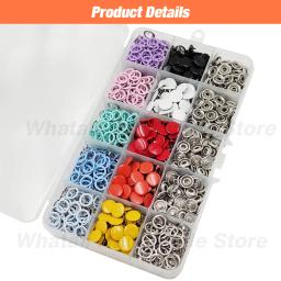 9.5mm metal prong prendedores de pressão com alicate ferramenta kits botão oco/sólido imprensa botão studs para costura roupas sacos de vestuário - Image 2
