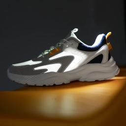 Homem atletismo tênis de corrida moda tênis de sola macia homem confortável chunky pai sapatos respirável sapatos de ginásio mais tamanho 39-48 - Image 4