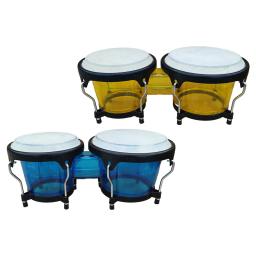 Educacional Africano Hand Drum Set para crianças, percussão Bongos, presentes de aniversário, crianças e adultos, iniciantes, 6 polegadas, 7 polegadas - Image 2