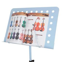 Dobrável suporte de partitura ajustável em altura, suporte leve música, suporte portátil música - Image 3