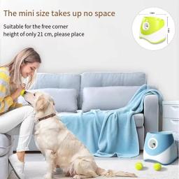 Pet Tennis Launcher com Bolas para Cachorro, Lançador automático de bola, Suprimentos de treinamento interativo - Image 5