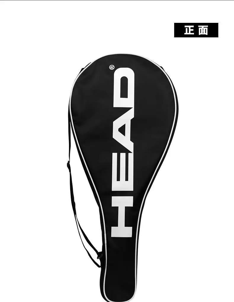 Cabeça original saco de tênis portátil cabeça raquete de tênis capa única pacote tenis raquete capa protetora saco ombro à prova dwaterproof água - Image 1