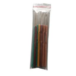 8 peças agulhas de tricô ganchos de crochê ferramenta de plástico 0.65/0.8/1.0/1.25/1.5/1.75/1.9/2.5mm kit de agulhas de costura de suéter - Image 6