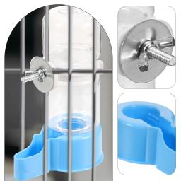 Alimentador automático plástico para gaiola de pássaro, Waterer suspenso, bebedor de periquito, pet water dispenser - Image 6