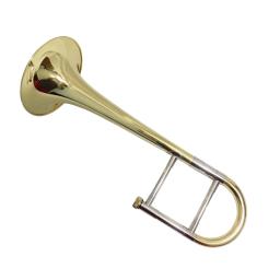 Trombone com bocal, chave F com estojo, laca de latão amarelo, instrumentos musicais - Image 4