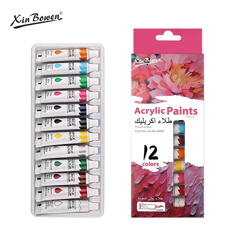 Pigmento acrílico para arte estudantil, pintura de grafite DIY, paredes pintadas à mão, atacado, 9ml, 12 cores - Image 1