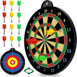 Conjunto de dardo magnético das crianças ímã alvo brinquedo pai-criança placa de dardo excelente indoor jogos de festa placa de dardo magnético - Image 1