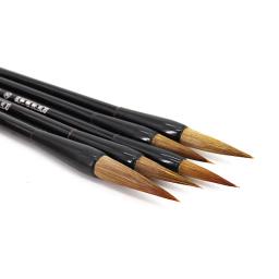 Escova de cabelo lobo cinco caixas de presente para iniciantes caligrafia e pintura prática especial multi-especificação escova arte artigos de papelaria - Image 2