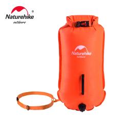Naturehike inflável bóia de natação, impermeável armazenamento seco saco, cinto ajustável, flutuação saco, airbag duplo, nadar flutuando, 28L - Image 1