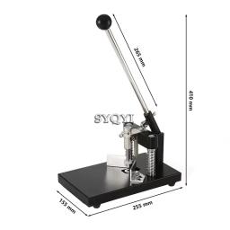 Heavy Duty Metal Corner Rounder Machine, Manual Máquina de Filé de Corte para Escritório e Fábrica, Ferramentas Manuais, 1.2 ", 30mm Espessura - Image 6