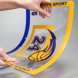 Mini cesta de basquete para crianças, suporte de tiro interno, exercício doméstico, cesta de basquete dobrável, sem perfuração, painel de parede - Image 3