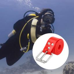 Silicone Peso Cinto de Mergulho com Fivela, Snorkeling, Tanque Transportador do Bolso, Cuttable, Mergulho, Caça Submarina, 85cm-1,3 m - Image 4