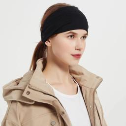 Masculino feminino esportes bandana sweatband estiramento elástico ginásio de fitness correndo yoga headwrap respirável de secagem rápida absorvente faixas de cabelo - Image 4