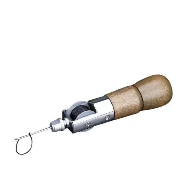 Kit Completo de Costura em Couro DIY: Fio Encerado, Ferramentas Manuais e Materiais para Artesanato e Reparos em Cintos e Calçados