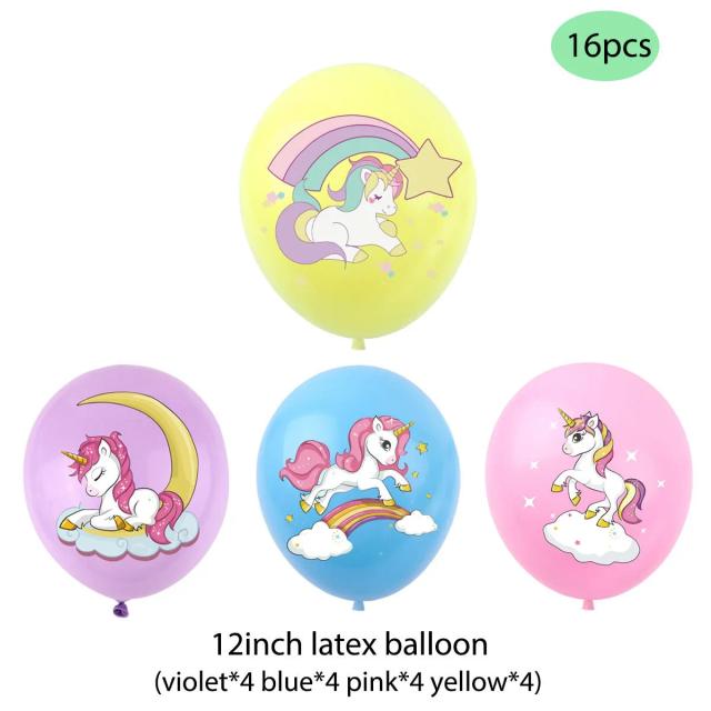 Decoração de Festa com Balões de Unicórnio: Tema Infantil para Chá de Bebê e Aniversário