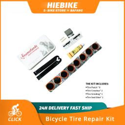 Kits de reparo de pneus de bicicleta ferramentas ciclismo tubo interno remendo enchimento de pneus cola livre remendo frio selante fix portátil tirekit - Image 1