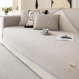Gelo Seda Sofá Slipcover, antiderrapante, secional Sofá Capa, Protetor de Móveis para Cão, Pet, Sala de estar, Resfriamento, Verão, 1 Assento, 2 Assento, 3 Assento, 4 Assento - Image 5