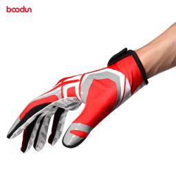 1 par profissional luvas de rugby dedo cheio anti derrapante gel beisebol luvas de futebol americano ao ar livre luvas esportivas para homens - Image 5