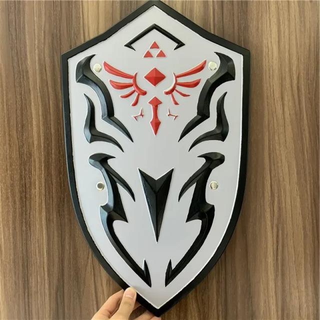 Link do Jogo WW 1:1 - Espada Negra Real e Escudo de Cavaleiro para Cosplay e Decoração de Halloween