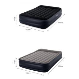 Colchão inflável com bomba elétrica cama inflável dobrável ao ar livre sofá jardim acampamento espreguiçadeira praia ar daybed móveis - Image 5