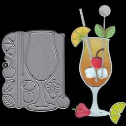 Corte de metal morre para Card Making, gravação, Stencils, Artesanato Modelos, Stencils, Cup Bule, Vinho, Coração, Café, Xícara - Image 2