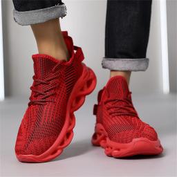 Tênis respirável masculino, calçados esportivos leves, absorção de choque, antiderrapante, casual, ao ar livre, andar, correr, alta qualidade - Image 2