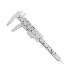 Mini pinça de plástico Vernier para estudantes, ferramenta de medição, pequenos presentes, Pie de metro, novo, 0-80mm - Image 6