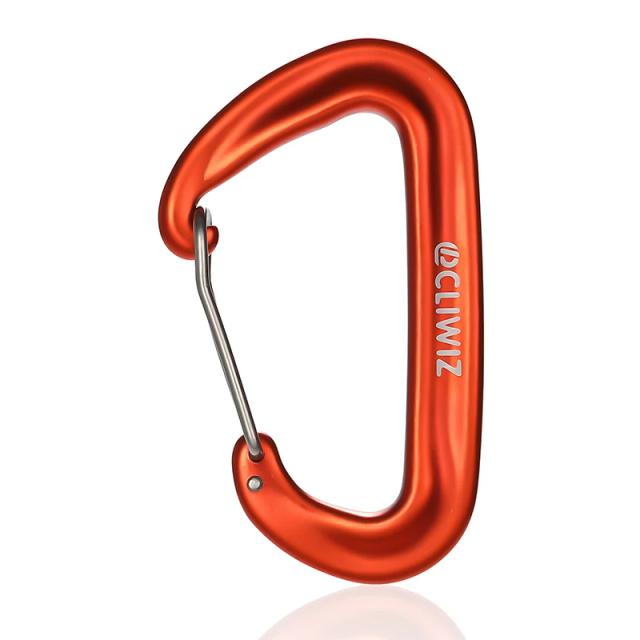 Escalada Carabiner de Alumínio Aviação para Camping e Montanhismo - Suporta 12KN, Acessórios Essenciais para Aventuras ao Ar Livre