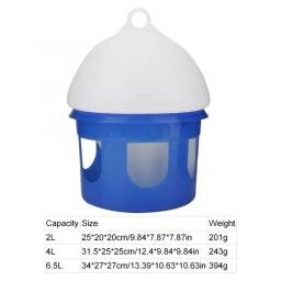 Aves bebedor alimentador automático dispensador de água recipientes caixa de copo de água pet brids alimentação para - Image 3