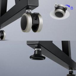 Suporte De Teclado Com Rodas, Em Forma De Z, Leve, Portátil, Se Enfrenta 54, 61, 88 Teclas, Pianos, Suporte De Teclado Musical, Pesado Para Viagem - Image 5