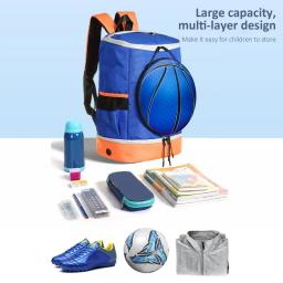 Mochila De Futebol Com Compartimento De Bola, Mochila De Voleibol, Saco De Armazenamento De Esportes - Image 4