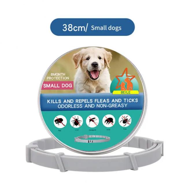 Colar Antiparasitário Personalizado e Extensível para Cães e Gatos: Proteção Eficaz contra Pulgas e Carrapatos para Filhotes e Adultos