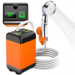 Chuveiro Doméstico Portátil, Banho ao ar livre, Dormitório Selvagem Mágico, Cabeça de chuveiro elétrica simples, Acessórios do banheiro - Image 1