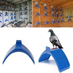 Suporte plástico Quadro para Pomba Pomba, Pássaro Poleiro, Suporte para Suprimentos de Pássaro, Pomba Azul Poleiros, Poleiro para Papagaios, 1Pc, 10Pcs - Image 3