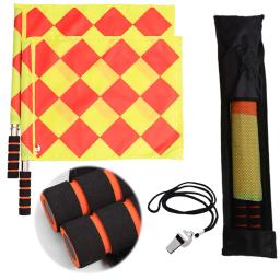 Kit Bandeira Árbitro com Caderno Apito e Lápis, Cartões Vermelhos e Amarelos, Esportes, Futebol - Image 4