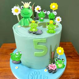 Decoração De Bolo De Princesa De Sapo, Topper De Festa De Jardim, Decoração De Bolo De Margarida - Image 3