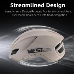 West biking capacete de ciclismo de estrada leve esportes ao ar livre capacete da bicicleta para homens mulheres capacete ciclismo mountain bike - Image 3