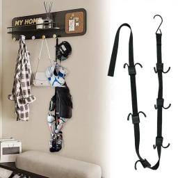 Hóquei portátil engrenagem rack cinta organizador cabide de engrenagem de hóquei portátil rack de secagem com 12 ganchos equipamentos de hóquei cinta esportes - Image 3