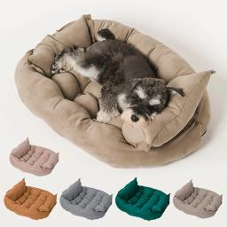 Sofá-cama calmante para cão e gato, canil, cão médio e pequeno, casa, artigos para animais, acessórios - Image 3