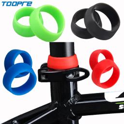 Toopre mtb selim capa poeira da bicicleta à prova dwaterproof água canote silicone caso protetor de tubo assento conta-gotas bicicleta estrada pós - Image 1