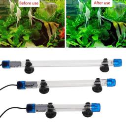 Lâmpada esterilizadora UV para aquário, raio ultravioleta, remoção de algas submersíveis, luz do tanque de peixes, acessórios suprimentos - Image 1