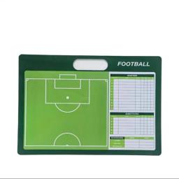Portátil PVC Futebol Tática Board, Resistente ao Desgaste, Reutilizável Futebol Coaching Plate, Leve, Prancheta Estratégia - Image 2