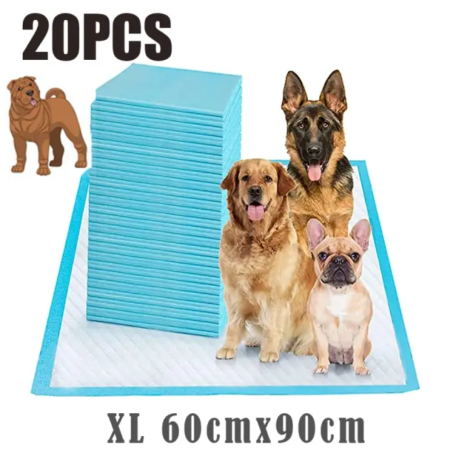 Fraldas Super Absorventes para Pets, Almofadas Descartáveis de Secagem Rápida para Cães e Gatos, Pacote com 120 Unidades