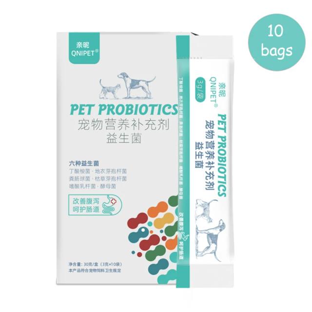 Probióticos para a Saúde Gastrointestinal de Gatos e Cães: 10 Pacotes com Suplementos Nutricionais para Diarreia, Vômito e Aumento do Apetite