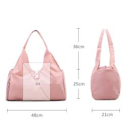 Sólido tapete de yoga saco ginásio bolsas de fitness para mulheres homens treinamento sac de esportes viagem gymtas náilon esportes ao ar livre tas sporttas - Image 6