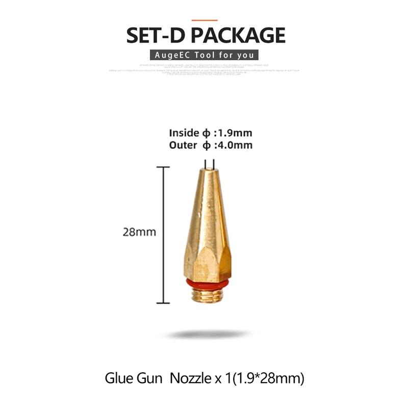 Pistola de cola mínima personalizada de 7 mm 1,3 mm, bico de cobre puro substituível usando bastão de cola de 7 mm, bico vendido separadamente FERRAMENTA DIY - Image 1