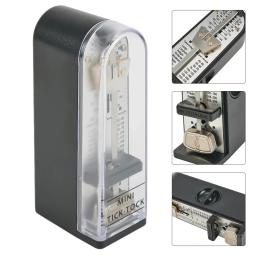 Novo metrônomo mecânico universal portátil mini metrônomo para piano guitarra violino ukulele sino anel ritmo pêndulo metrônomo - Image 5