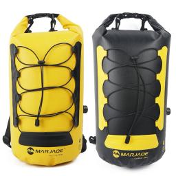 Impermeável isolada mochila para caiaque, rafting, canoagem natação, seco molhado separação, Roll Top encerramento Sack, grande capacidade, 20L - Image 1